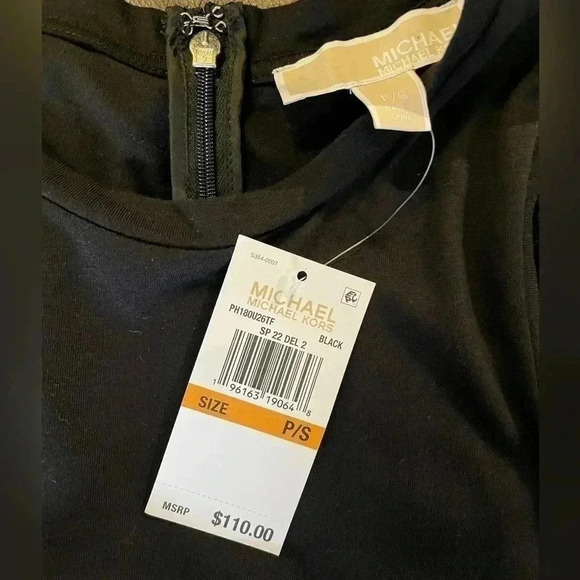 MICHAEL Michael Kors Logo Trim mini dress sz S - Picture 4 of 6